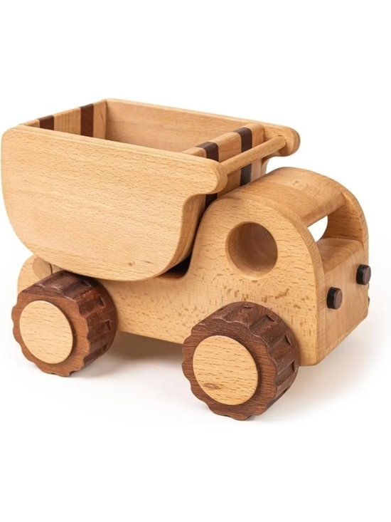 Other - Wooden Dump Truck Toy for Toddlers | Montessori Construction Vehicle | 90°